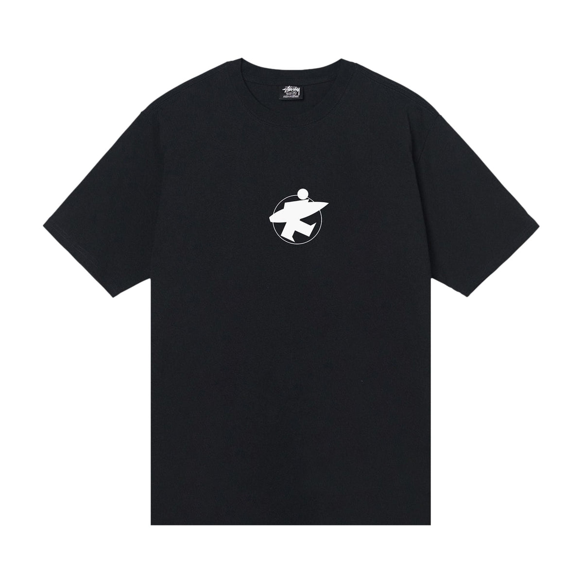 Tee Stussy Surf Stock noir