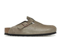 Birkenstock Boston Soft Footbed Suede Taupe