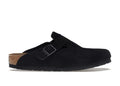 Birkenstock Boston Soft Footbed Suede Black