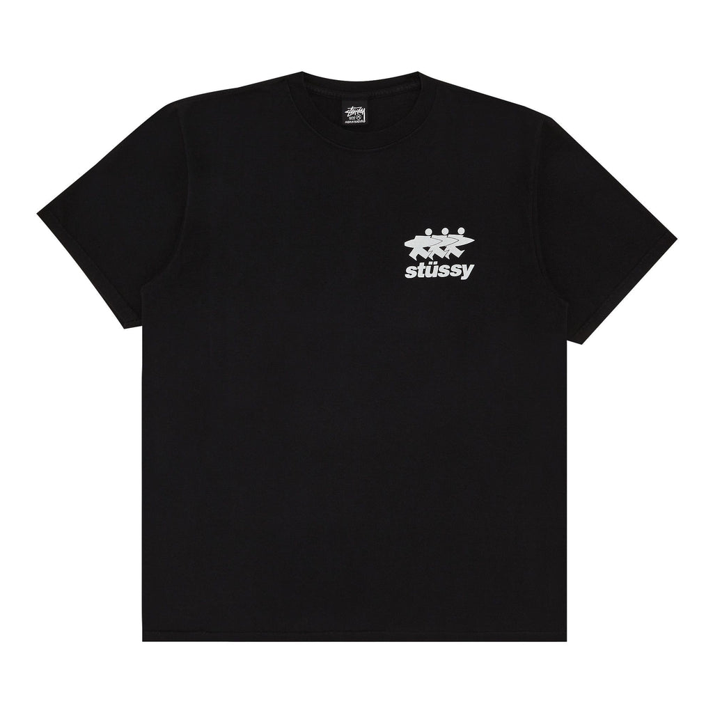 Stussy Surfwalk Black — vue de face