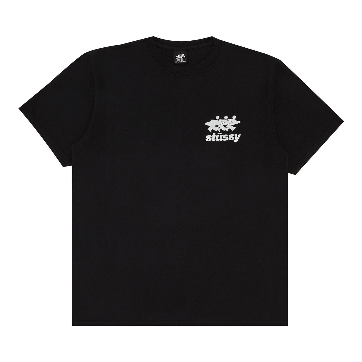 Stussy Surfwalk Black — vue de face