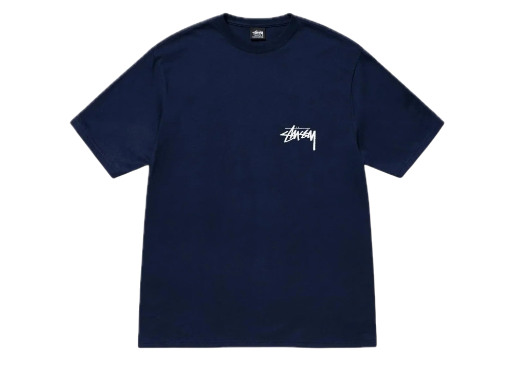 Stussy Cherries bleu marine — vue de face