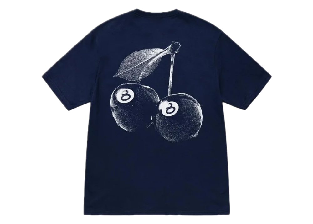 Stussy Cherries bleu marine — vue de dos