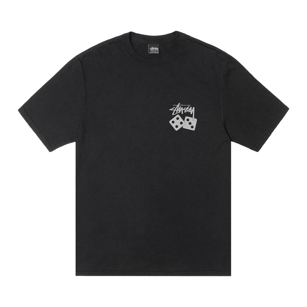 Stussy Dice Pigment Dyed Black — vue de face