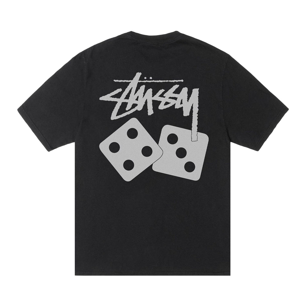 Stussy Dice Pigment Dyed Black — vue de dos