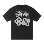 Stussy Dice Pigment Dyed Black — vue de dos