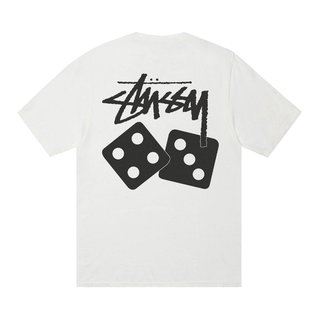 Stussy Dice Pigment Dyed Natural — vue de dos