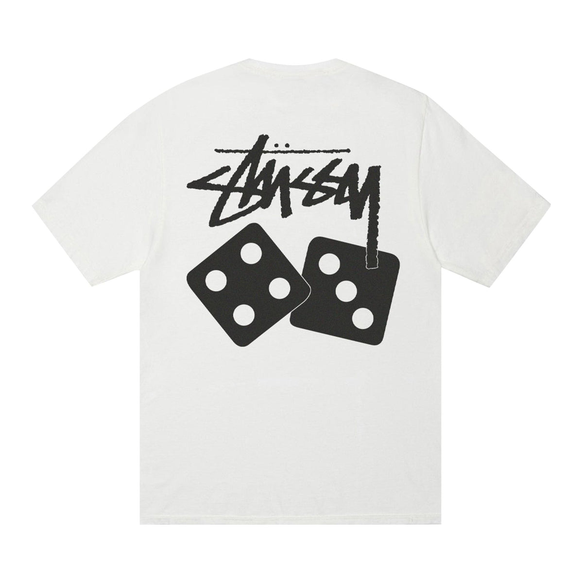 Stussy Dice Pigment Dyed Natural — vue de dos