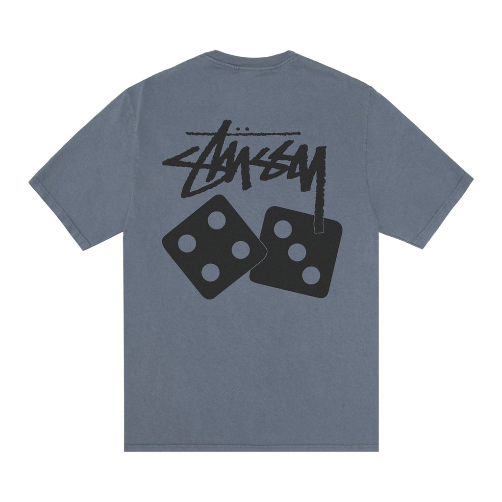 Stussy Dice Pigment Dyed Navy — vue de dos