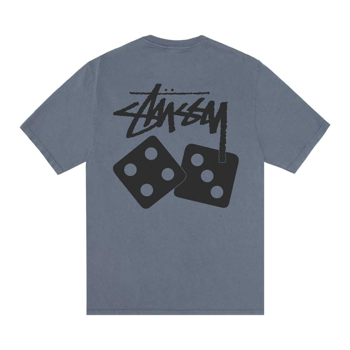 Stussy Dice Pigment Dyed Navy — vue de dos