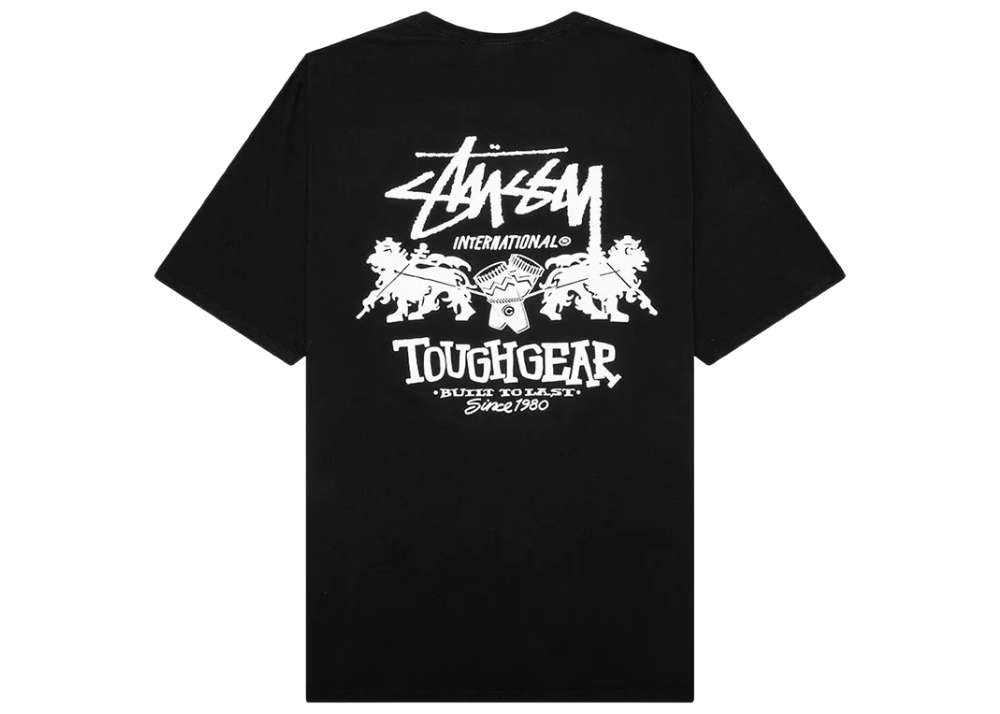 Stussy Thought Gear International Black — vue de dos