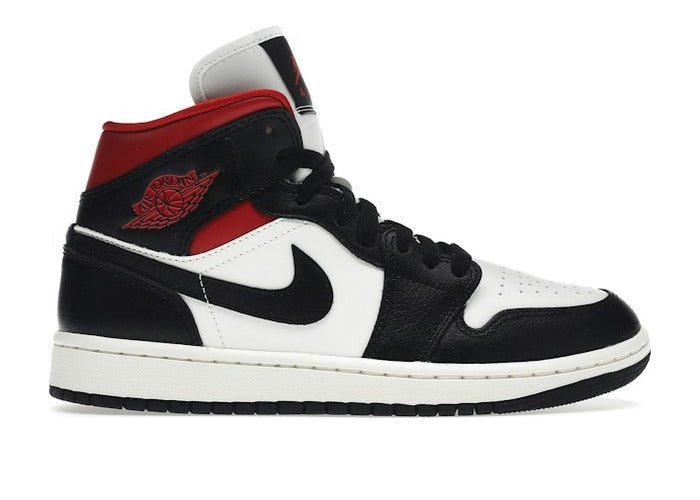 Air Jordan 1 Mid Gym Red Panda femme