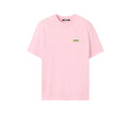Jacquemus Le t-shirt Gros Grain rose — vue de face