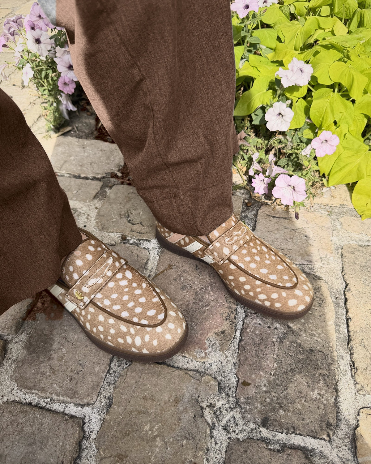 adidas Handball Spezial Loafer Bambi portée, vue de dessus