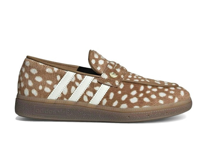 adidas Handball Spezial Loafer Bambi Brown Desert femme, mocassin en daim brun