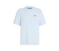 Jacquemus Le t-shirt Gros Grain bleu clair — vue de face