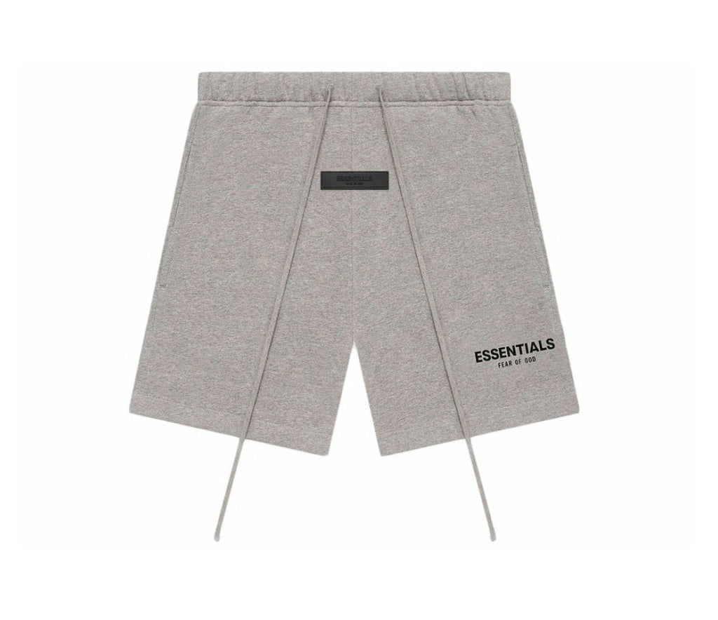 Fear of God Essentials Sweatshort Dark Oatmeal — vue de face