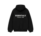 Fear of God Essentials Hoodie Black — vue de dos