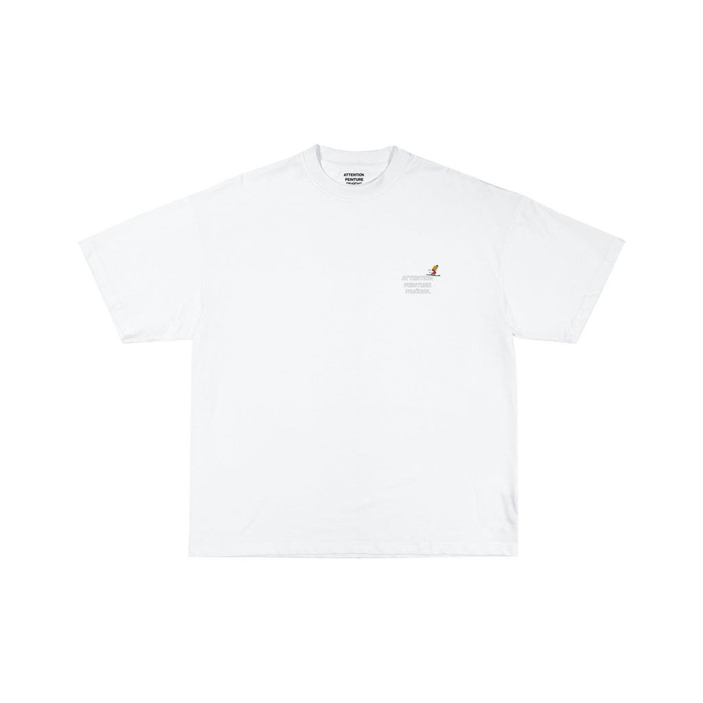 Attention Peinture Fraîche APRÈS-SKI T-Shirt — vue de dos