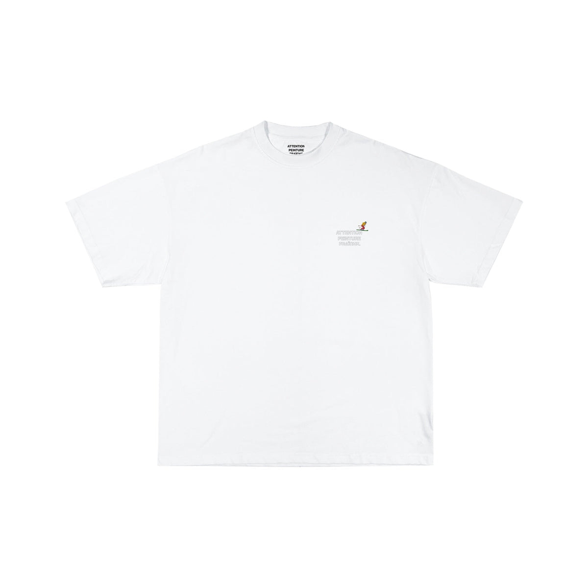 Attention Peinture Fraîche APRÈS-SKI T-Shirt — vue de dos