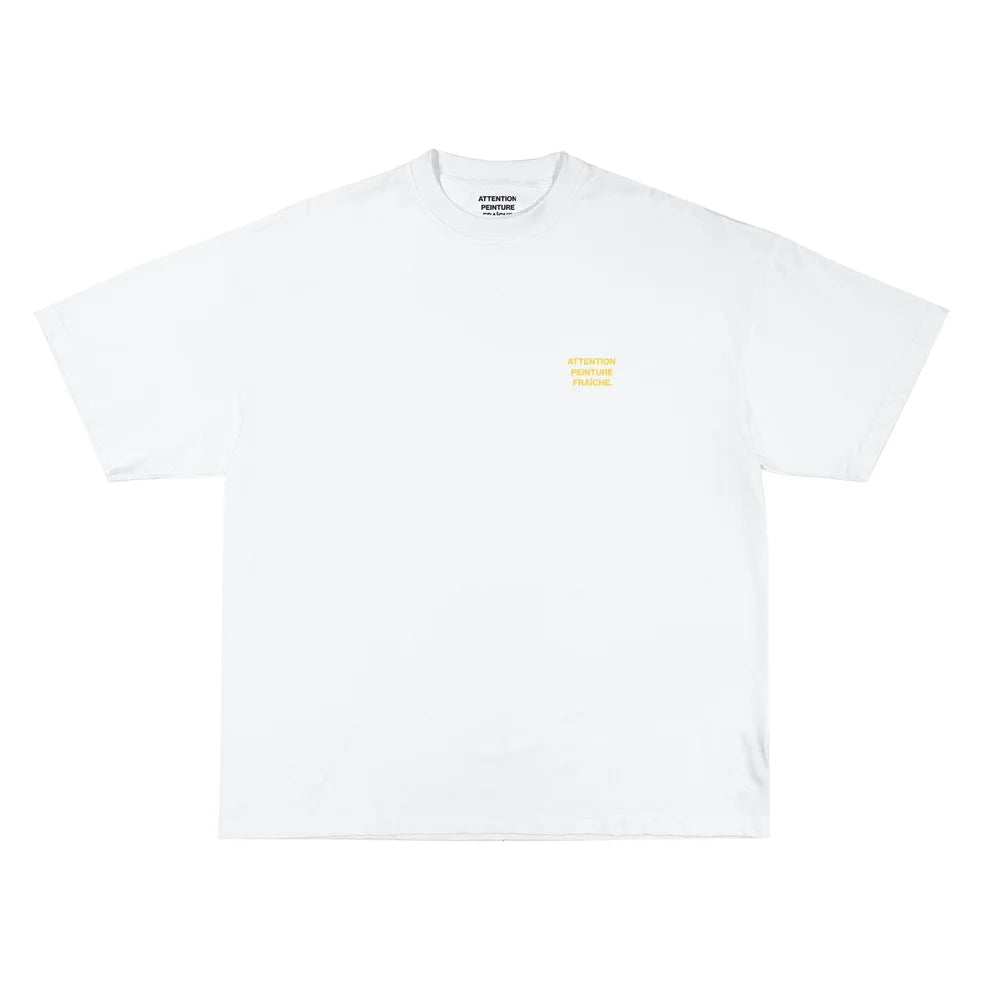 Attention Peinture Fraîche TENNIS CLUB T-Shirt — vue de dos