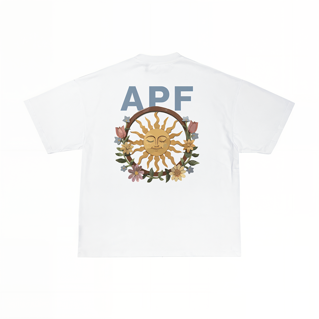 Attention Peinture Fraîche SUN T-Shirt — vue de face