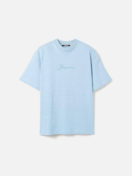 Jacquemus T-shirt Pigmento bleu