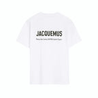 Jacquemus T-shirt Saint-Tropez blanc, détail de l'imprimé