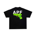 Attention Peinture Fraîche Watergun, t-shirt noir