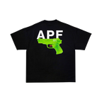 Attention Peinture Fraîche Watergun, t-shirt noir