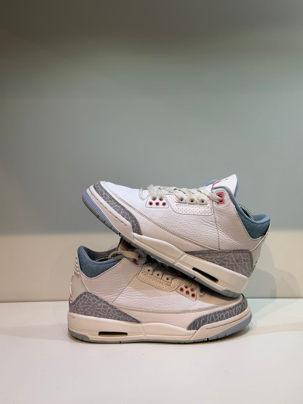 Jordan 3 Retro White Cobalt Bliss (Enfant) — T. 38 (Seconde main) — photo 1