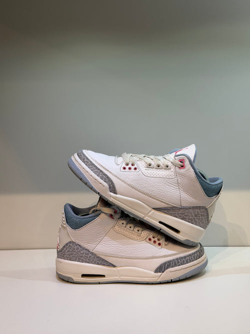 Jordan 3 Retro White Cobalt Bliss (Enfant) — T. 38 (Seconde main) — photo 1