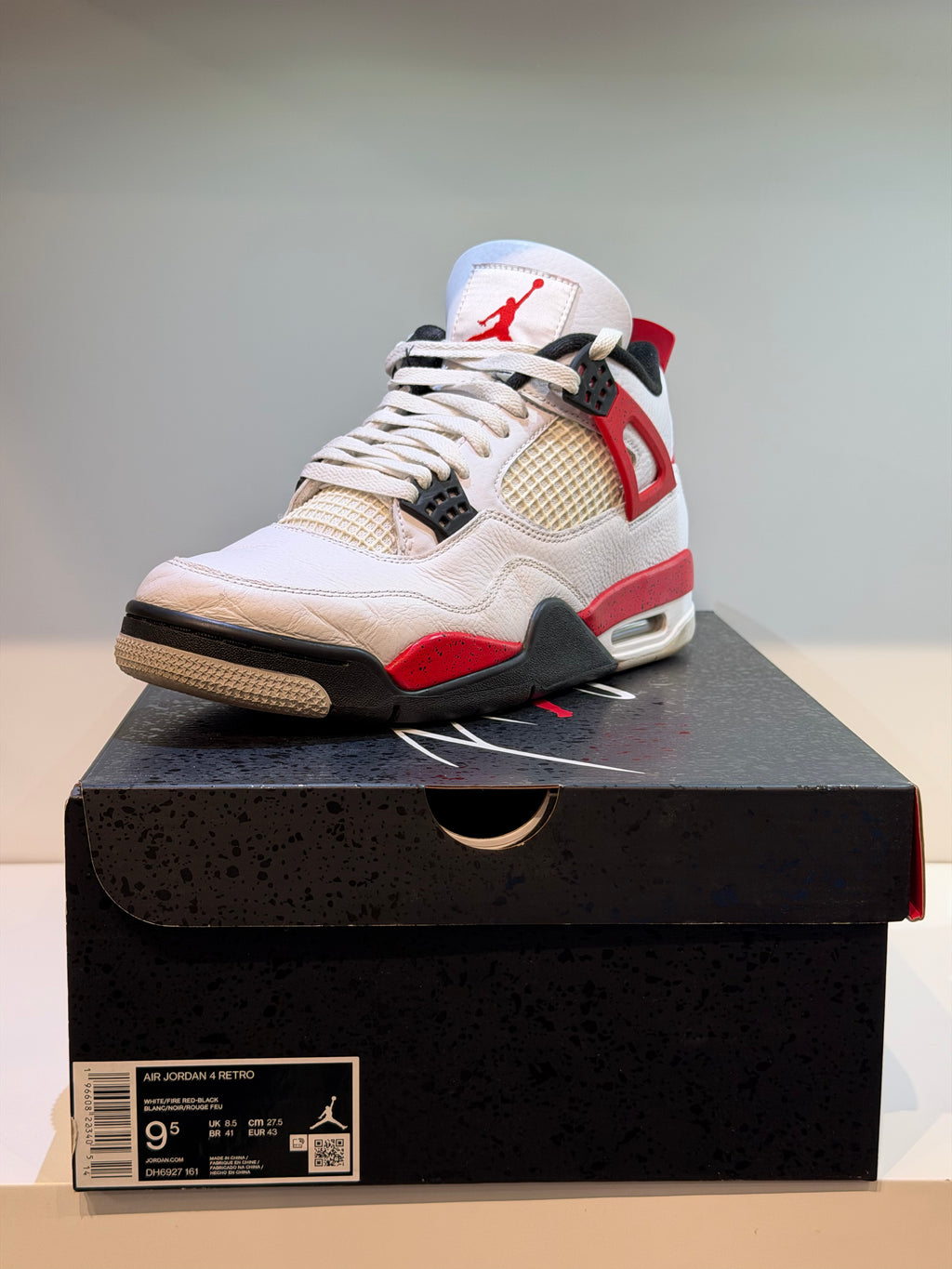 Jordan 4 Retro Red Cement — T. 43 (Seconde main) — photo 6