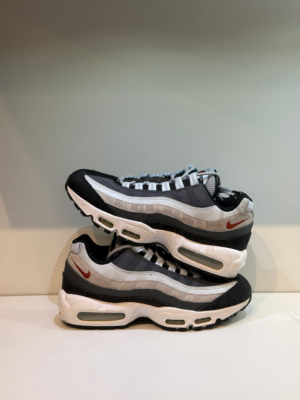 Nike Air Max 95 Wolf Grey Rugged Orange — T. 41 (Seconde main) — photo 1