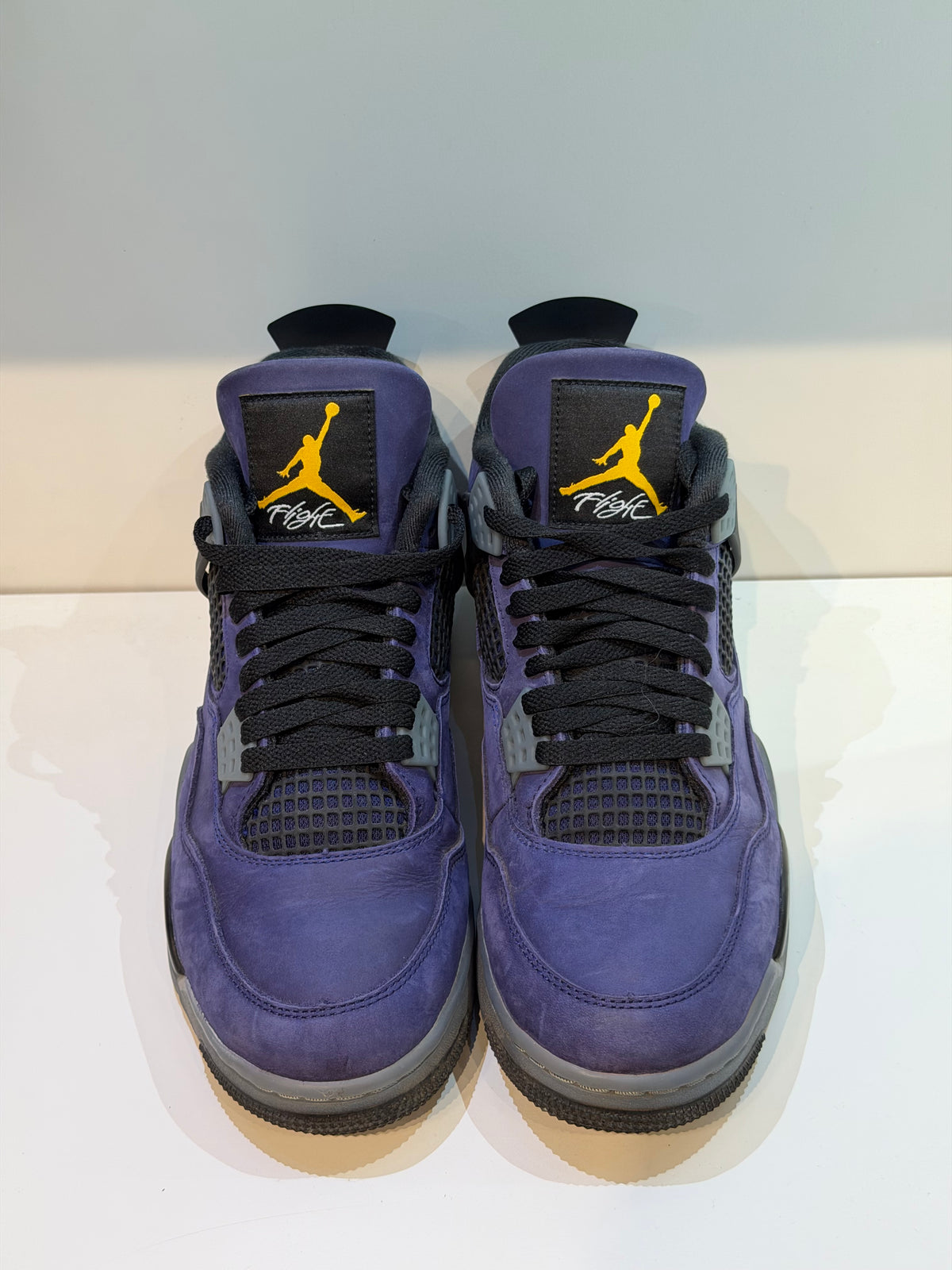 Jordan 4 Retro Lakers — T. 43 (Seconde main) — photo 3