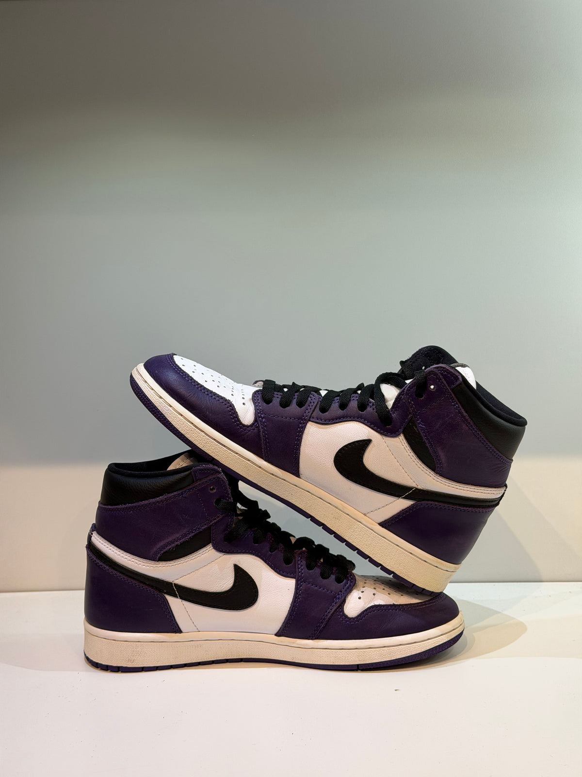Jordan 1 Retro High Court Purple White — T. 42,5 (Seconde main) — photo 2